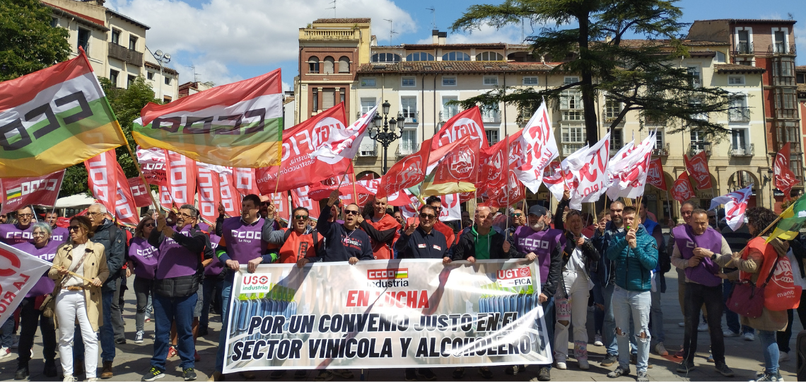 Concentración convenio industria vinícola y alcoholera 18-05-23