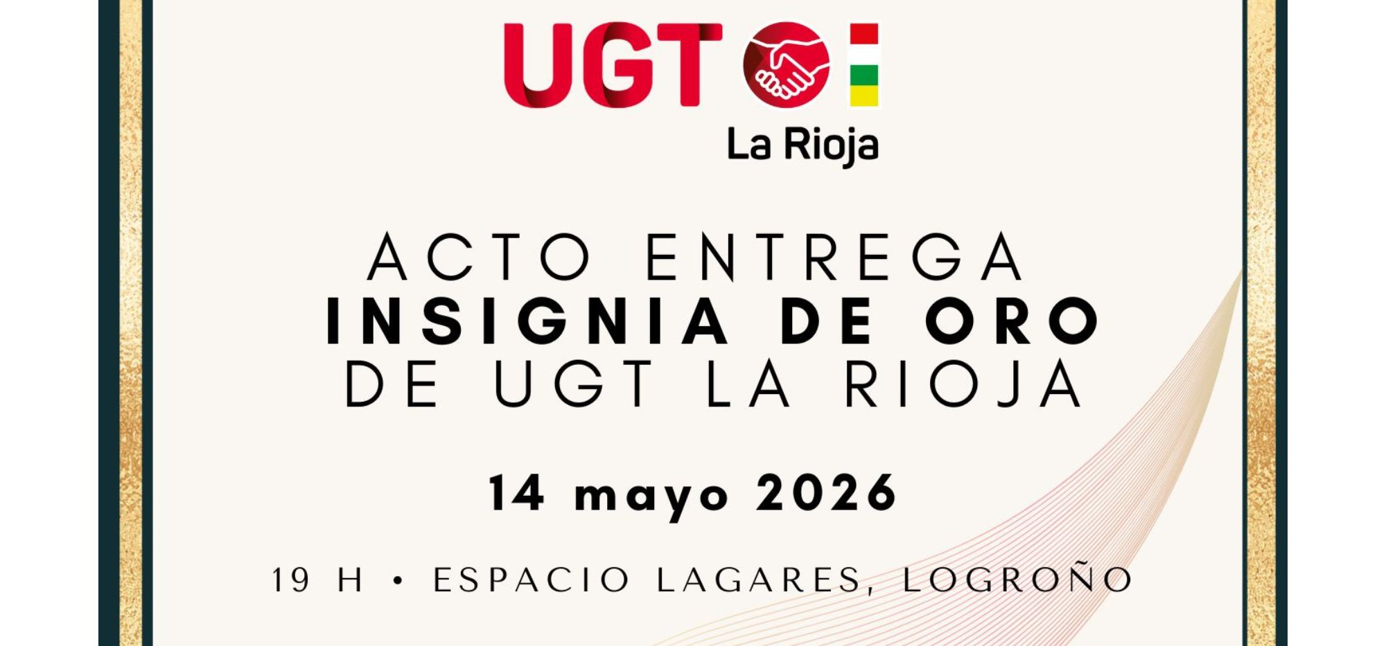 cartel con los datos de la entrega