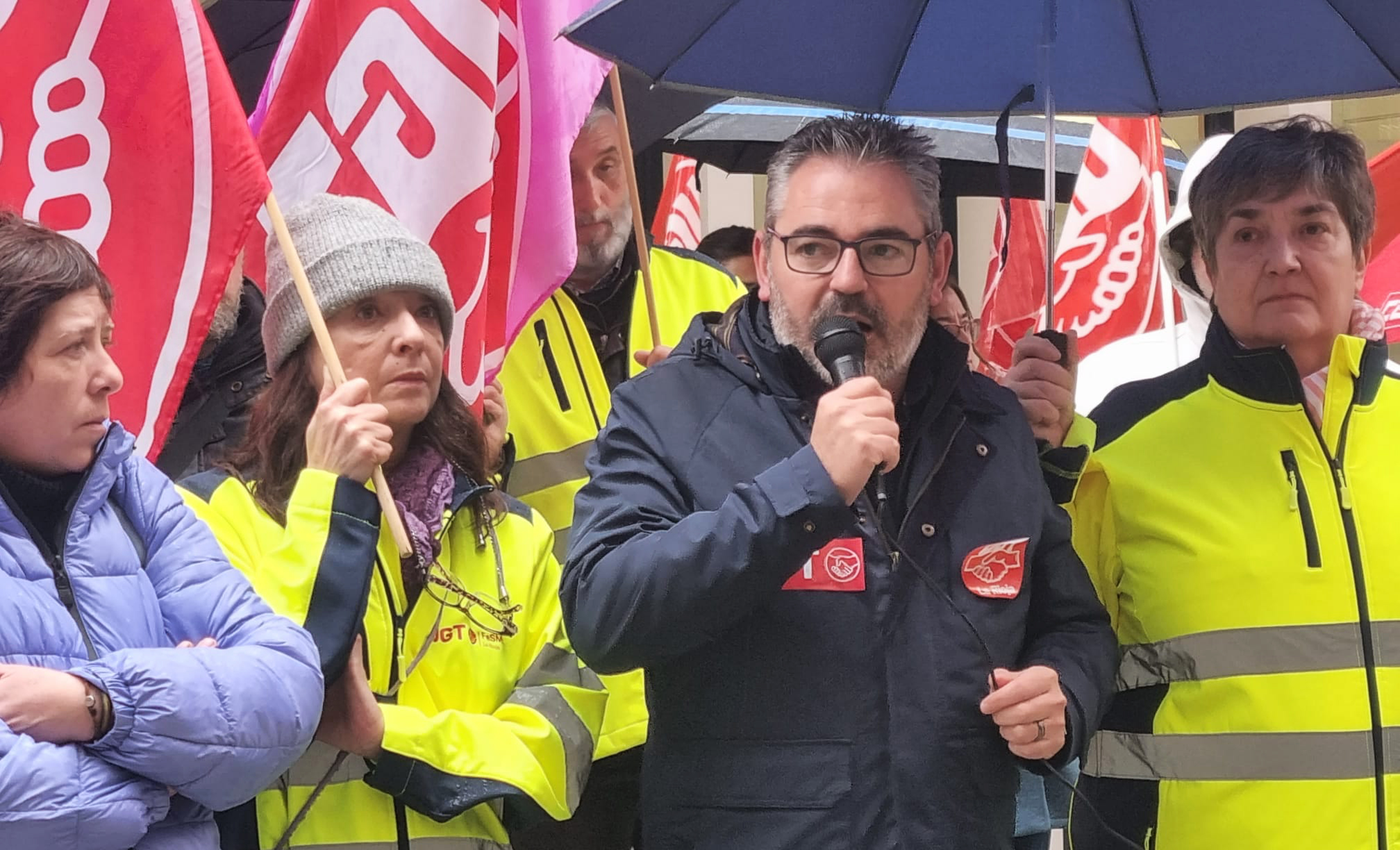 El secretario general de UGT La Rioja, Jesús Izquierdo