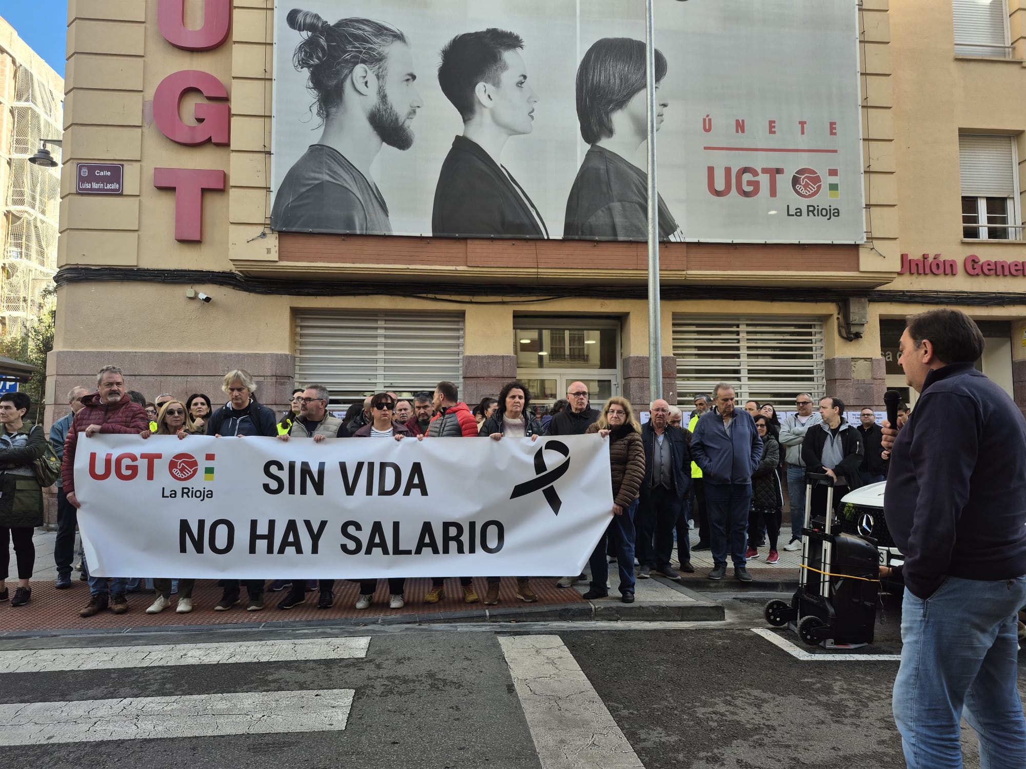 Imagen de la concentración.