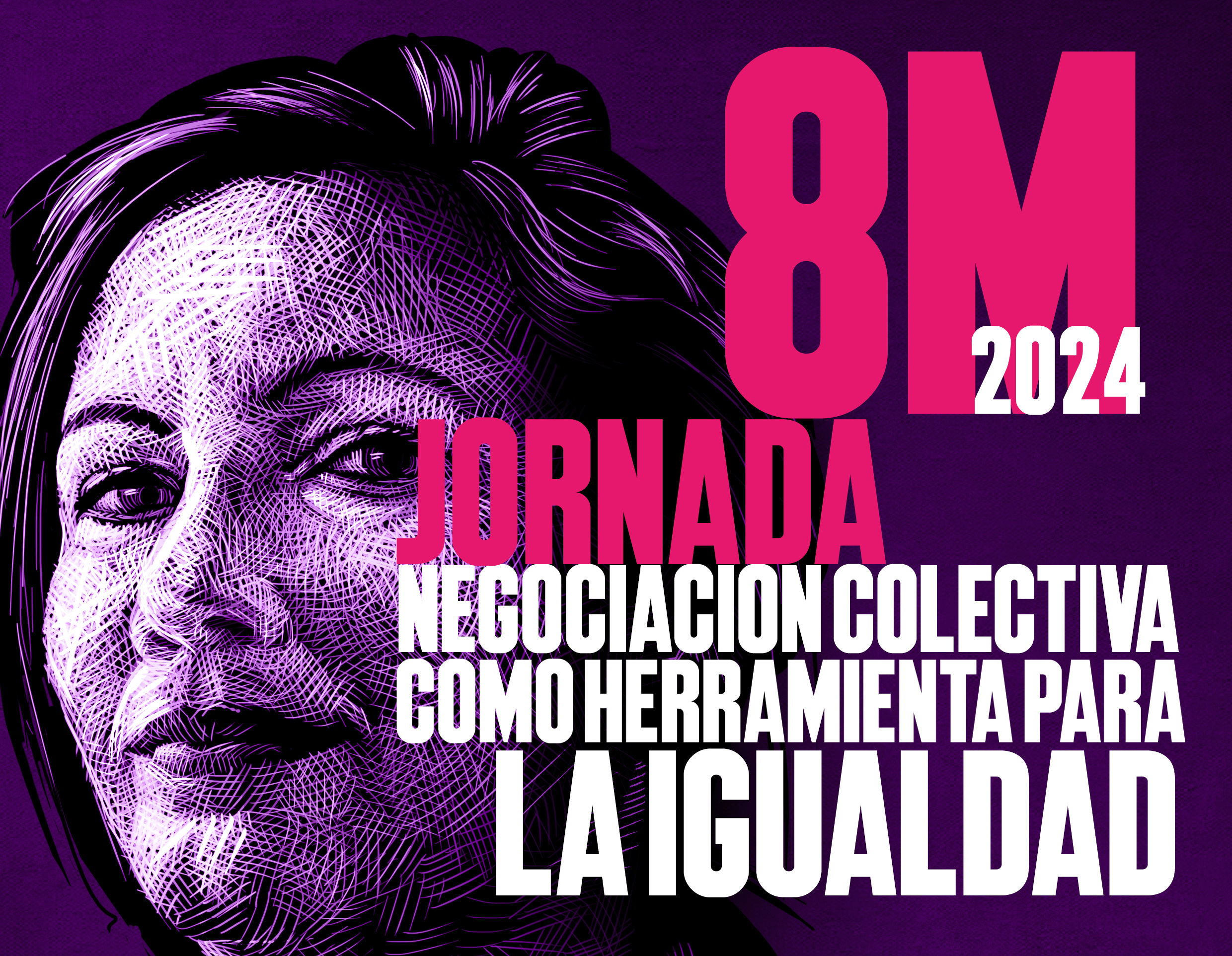 Imagen del cartel del 8M de 2024