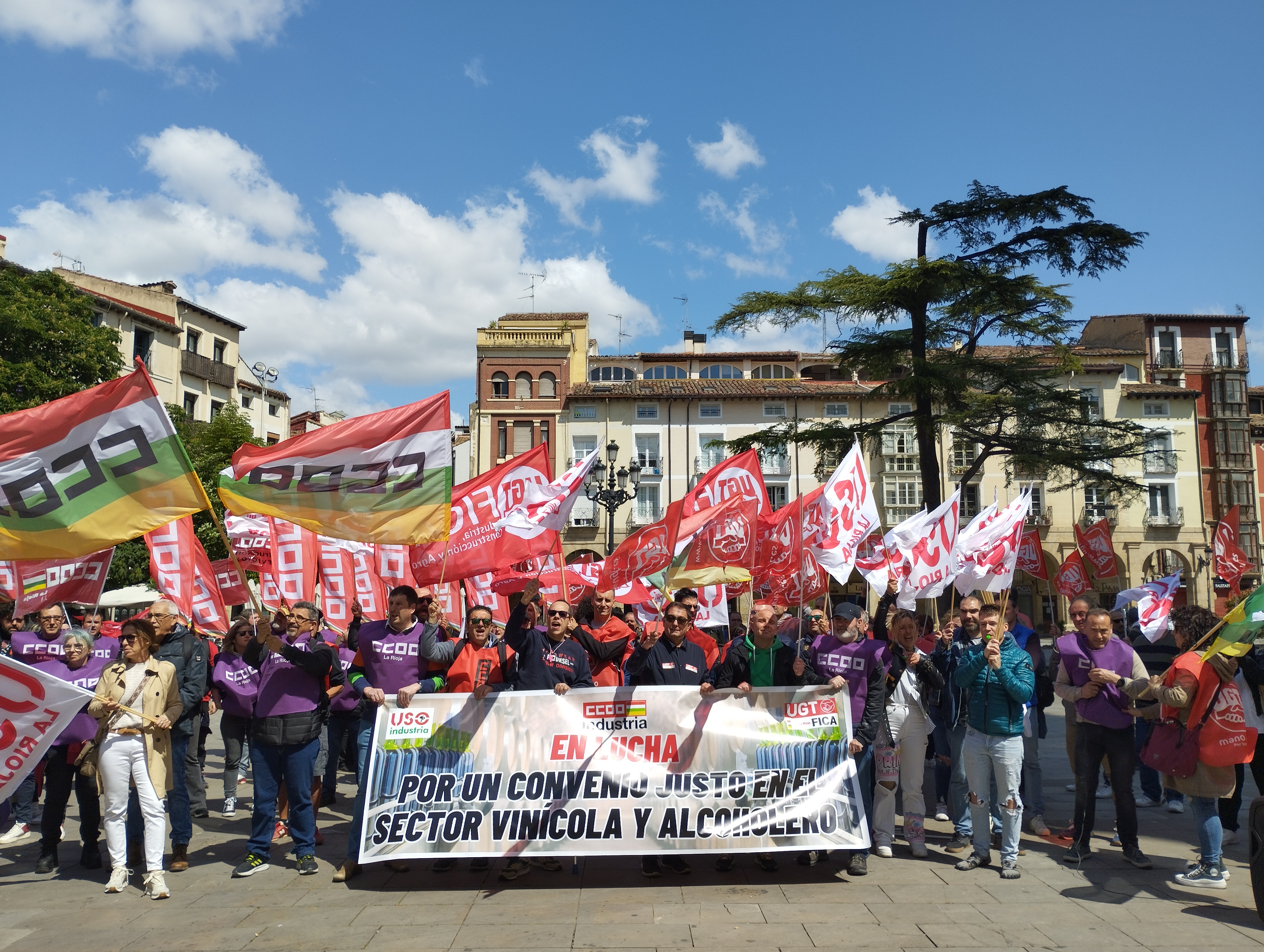 UGT FICA, CCOO Industria y USO Industria convocarán huelga del sector vinícola en época de vendimia si la negociación no avanza