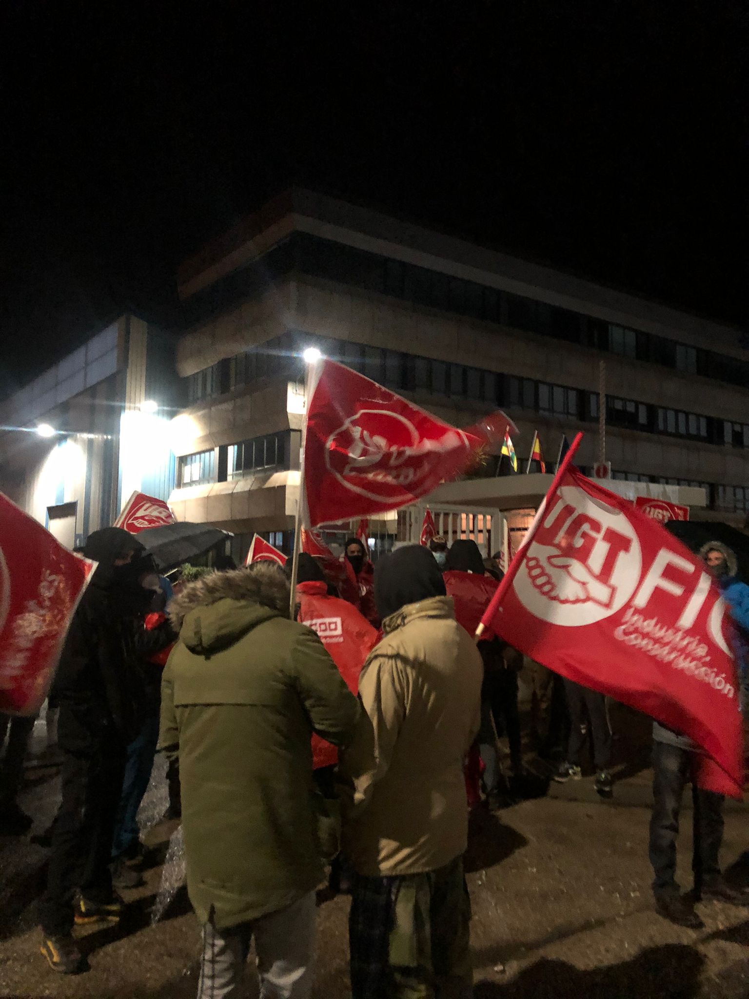 El 100% de la plantilla del turno central de MASA, TPA y PREMASA secunda la huelga