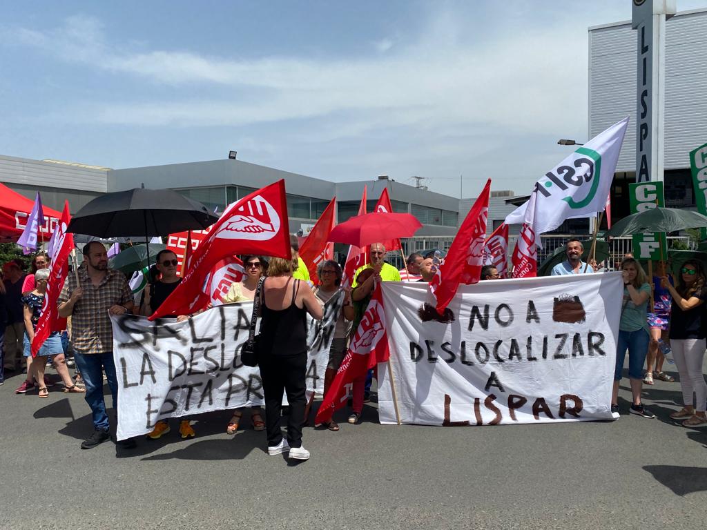 El Comité de Talleres Lispar desconvoca la huelga tras el compromiso de la empresa de paralizar traslados a Mendavia en julio y agosto