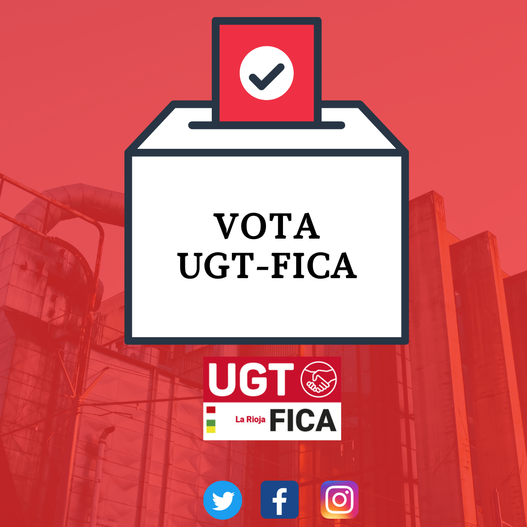 UGT-FICA La Rioja consigue 7 de los 9 representantes en las elecciones sindicales de Garnica Baños I