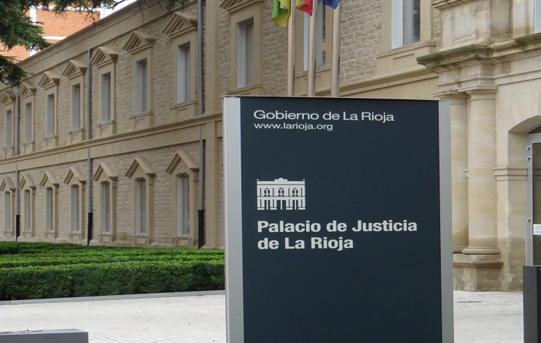 Imagen de la fachada del Palacio de Justicia